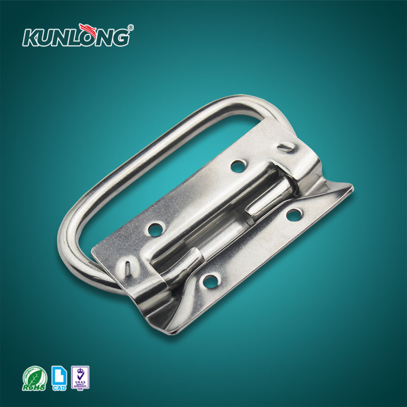 尚坤SK4-022-1S不锈钢折叠拉手|弹簧折叠拉手|弹簧复位拉手|吊环式拉手|小型集装箱拉手