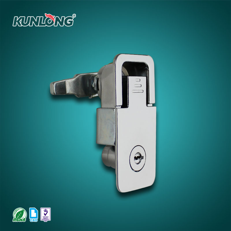 尚坤SK1-051W压缩式门锁|按压式旋转锁|工业控制箱锁|自动化设备锁|激光设备锁