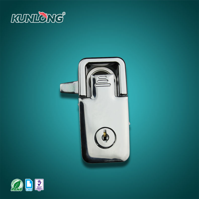 尚坤SK1-051W压缩式门锁|按压式旋转锁|工业控制箱锁|自动化设备锁|激光设备锁