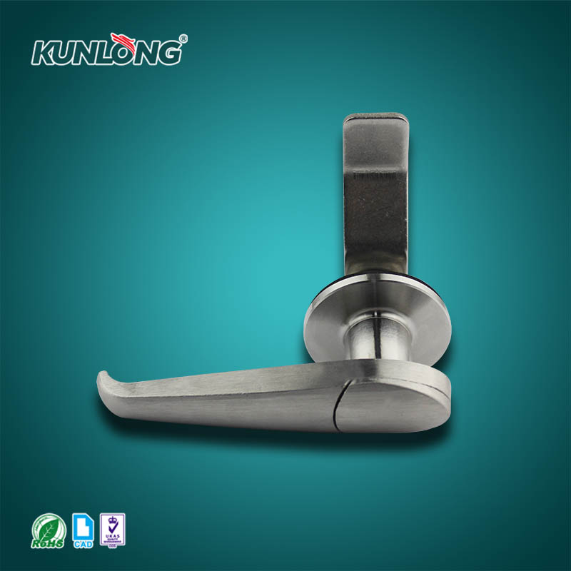 尚坤SK1-317S 不锈钢把手锁 控制箱带钥匙手柄锁 服务器机柜锁